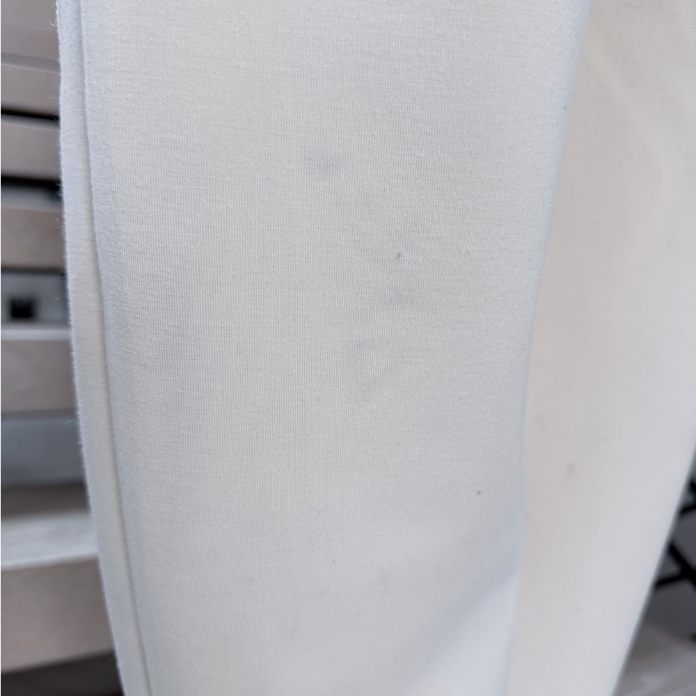 Slim High-Rise Cream Ponte Pants size XS/S - Picture 9 of 10